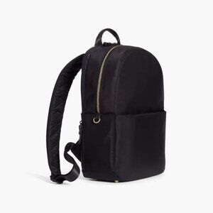 Lo & Sons Backpack Beacon - Black Exterior / Gold Hardware / Camel Interior